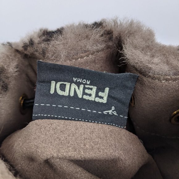 SOLD Fendi Mini Shearling Mon Tresor Bucket Bag - Picture 6 of 8